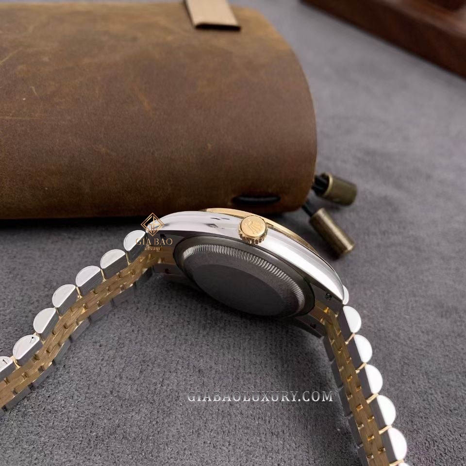 Đồng Hồ Rolex Datejust 36 126283RBR Mặt Số Đen Nạm Kim Cương