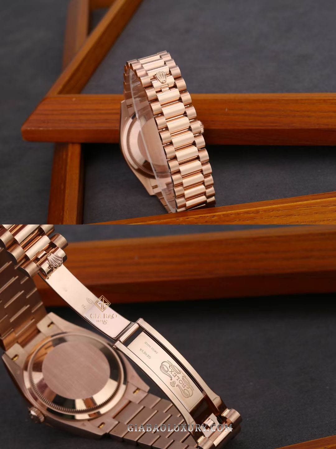 Đồng Hồ Rolex Day-Date 36 128235 Mặt Số Đính Kim Cương