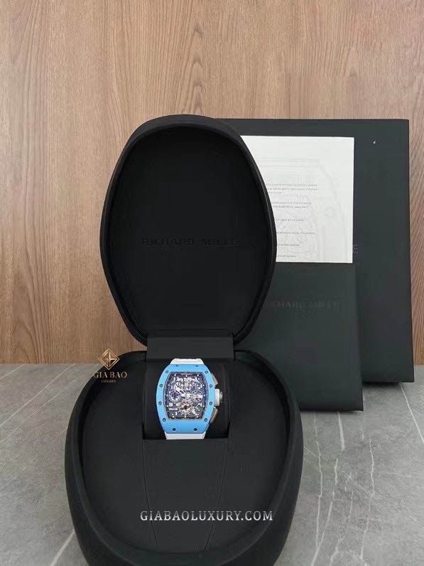 Đồng Hồ Richard Mille RM011 Ti-ATZ-B Ceramic Xanh