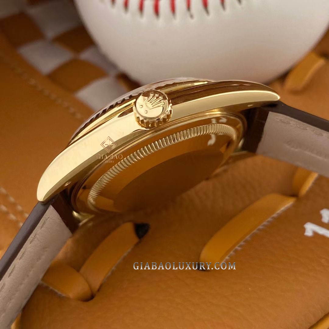 Đồng Hồ Rolex Day Date 36 118138 Mặt Số Cognac