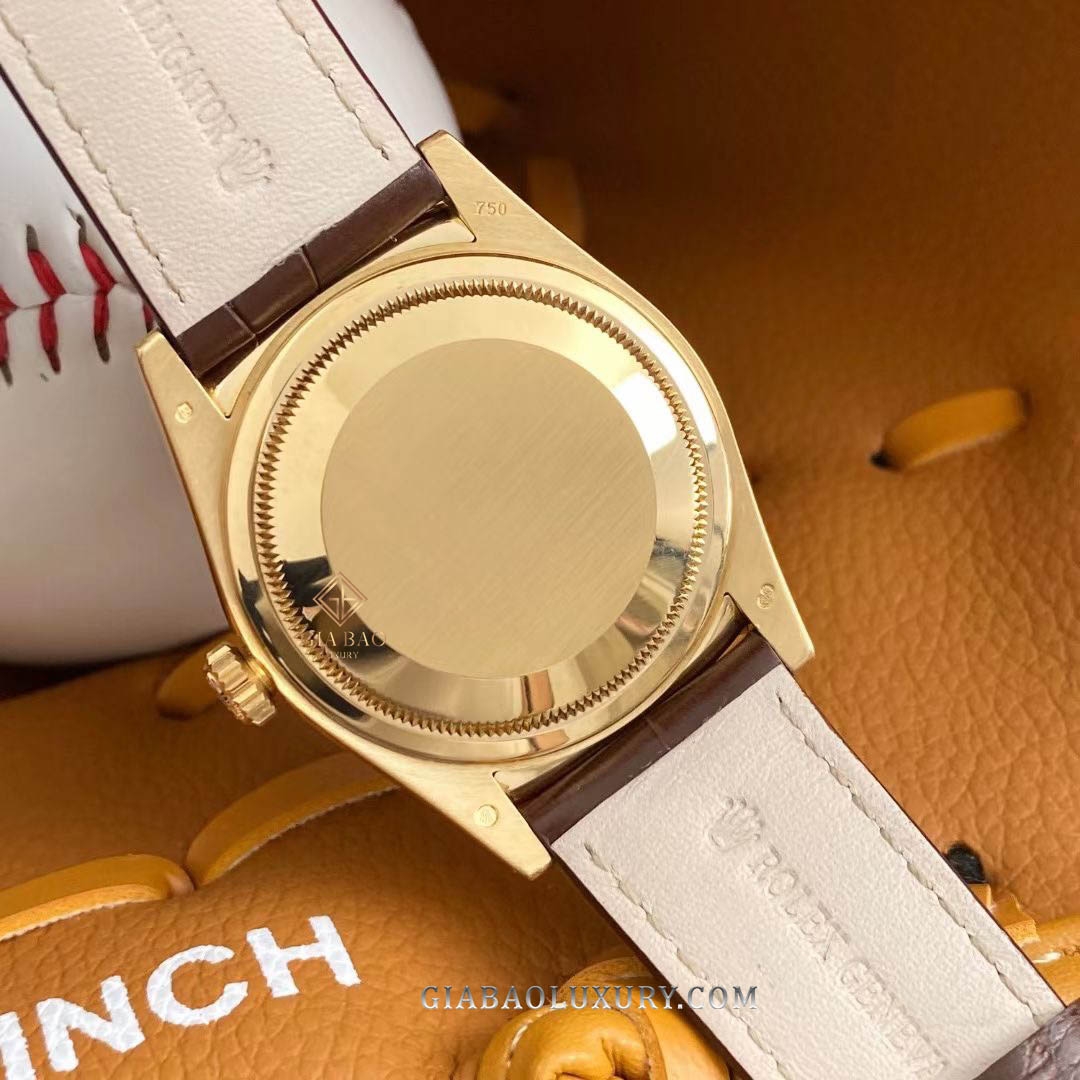 Đồng Hồ Rolex Day Date 36 118138 Mặt Số Cognac