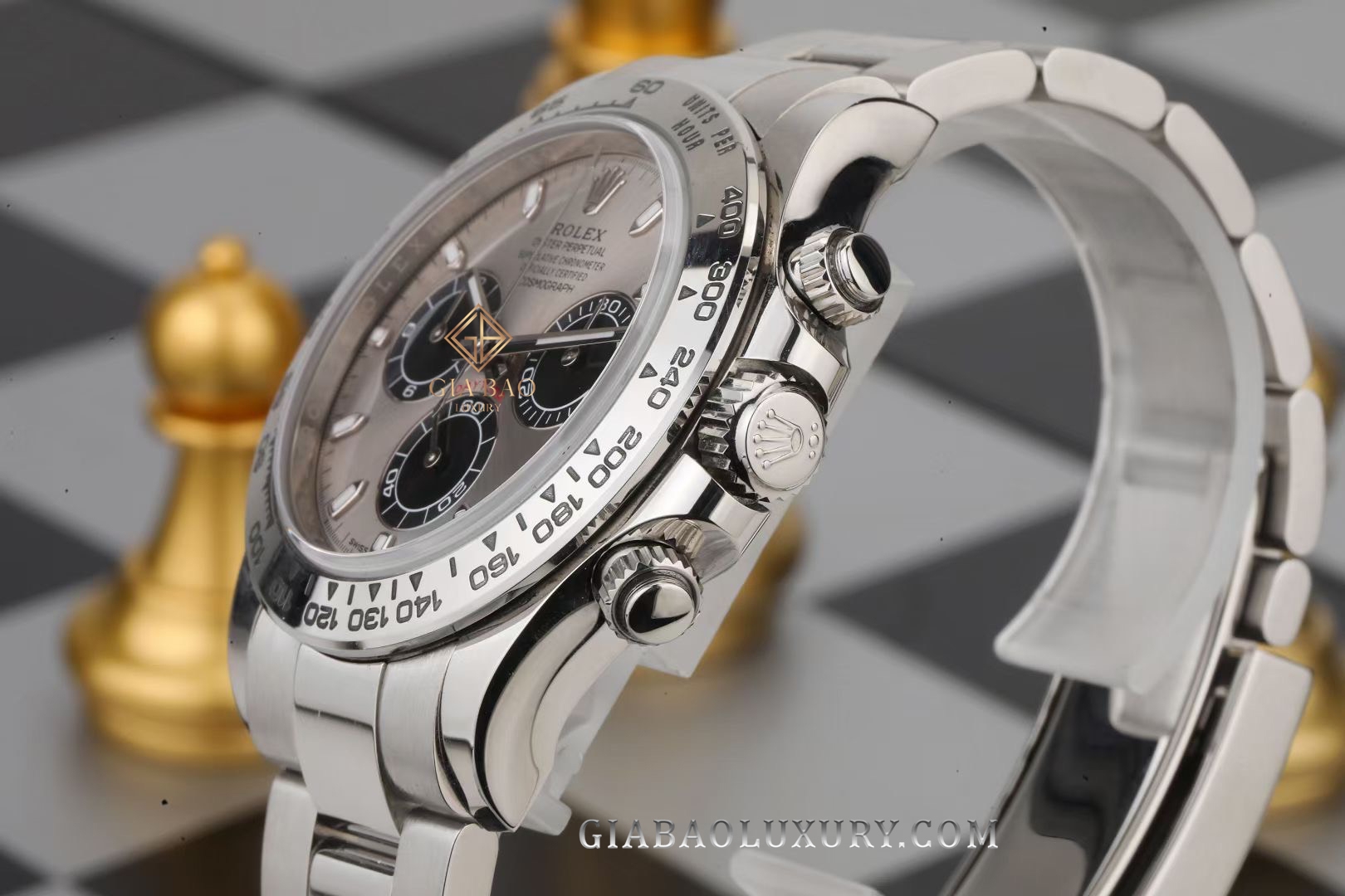 Đồng Hồ Rolex Cosmograph Daytona 116509 Mặt Số Xám