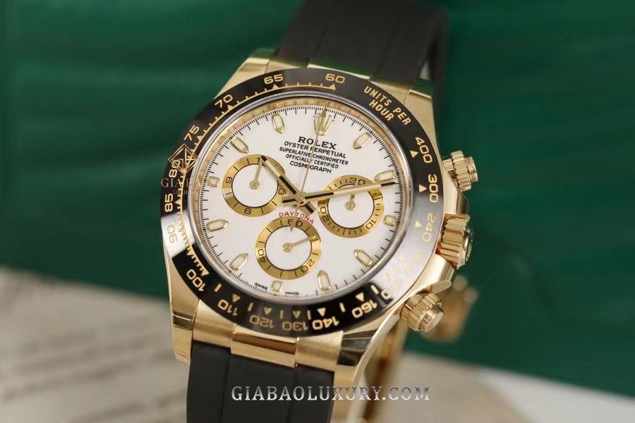 Đồng Hồ Rolex Cosmograph Daytona 116518LN Mặt Số Trắng