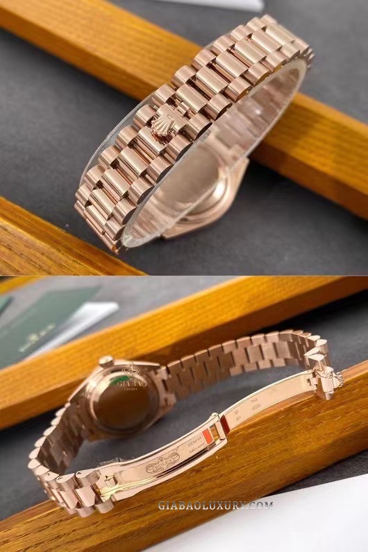 Đồng Hồ Rolex Lady-Datejust 279135RBR Mặt Số Sundust Cọc Số Sao