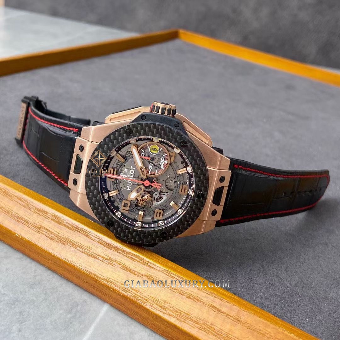 Đồng Hồ Hublot Big Bang Ferrari King Gold Carbon 45mm 401.OQ.0123.VR