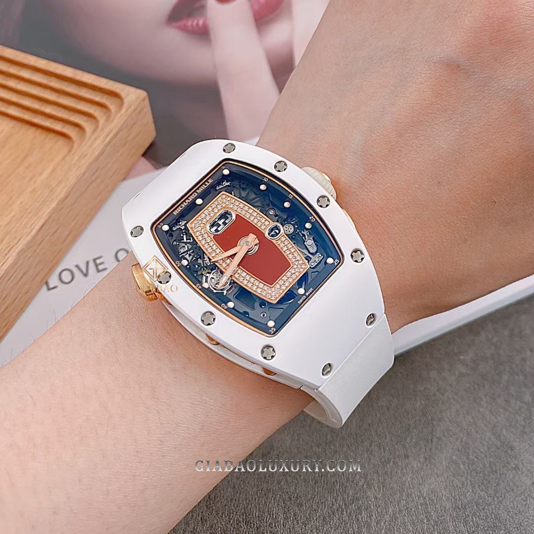 Đồng Hồ Richard Mille RM037 Ceramic Trắng