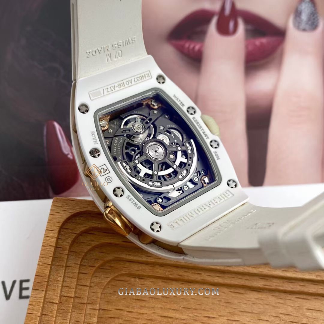 Đồng Hồ Richard Mille RM037 Ceramic Trắng