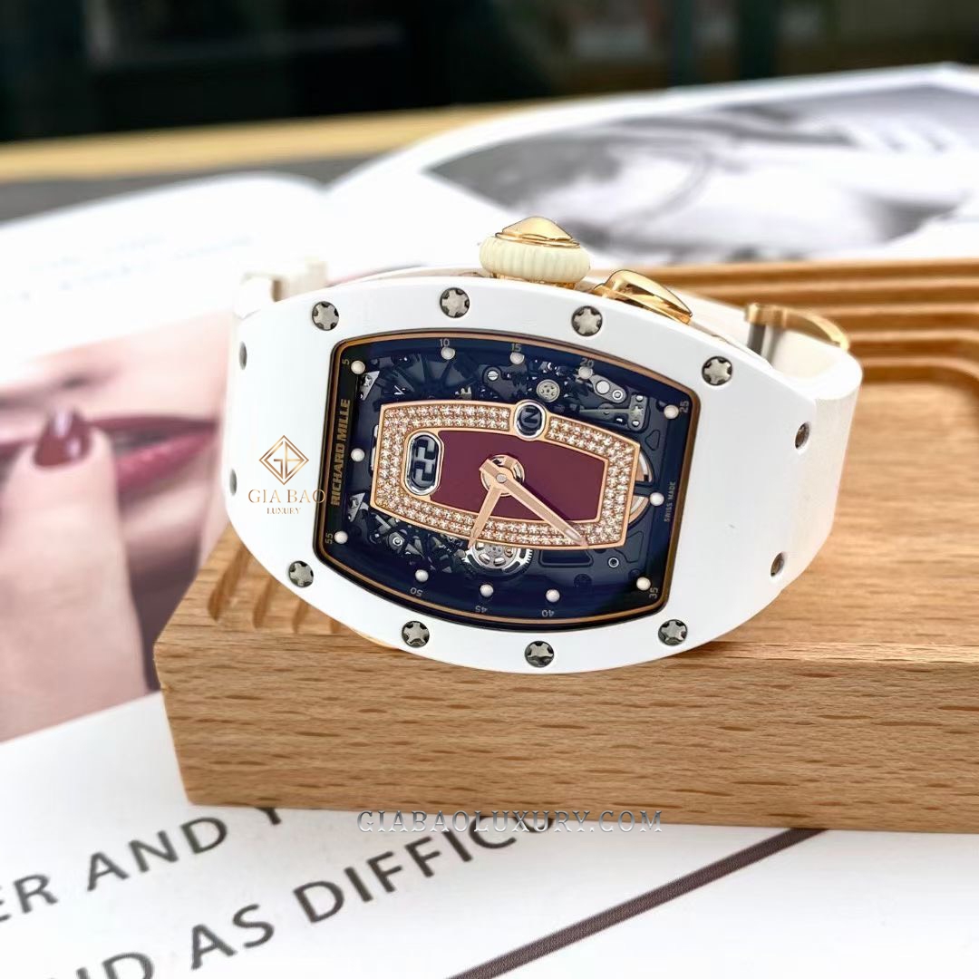 Đồng Hồ Richard Mille RM037 Ceramic Trắng