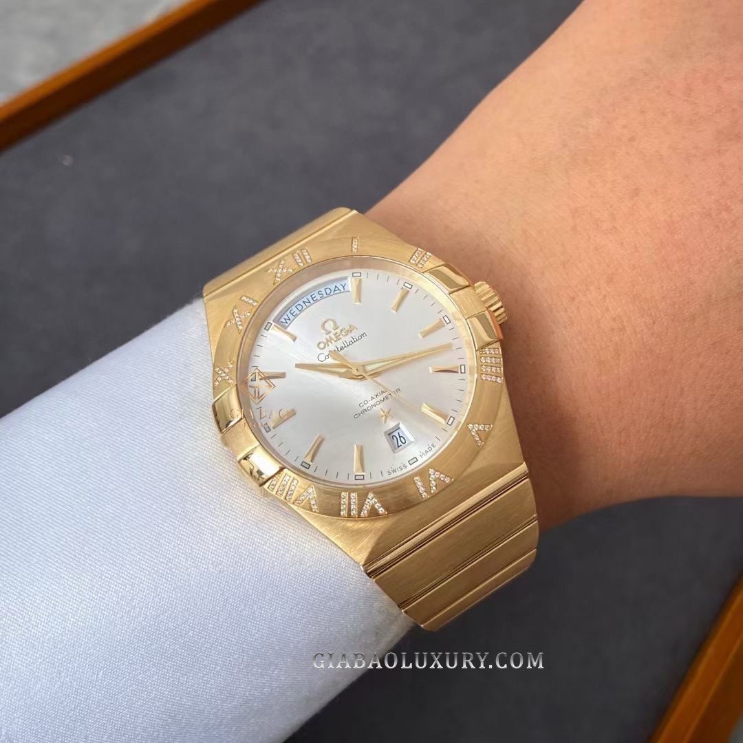 Đồng Hồ Omega Constellation Co-Axial Day-Date 123.55.38.22.02.002