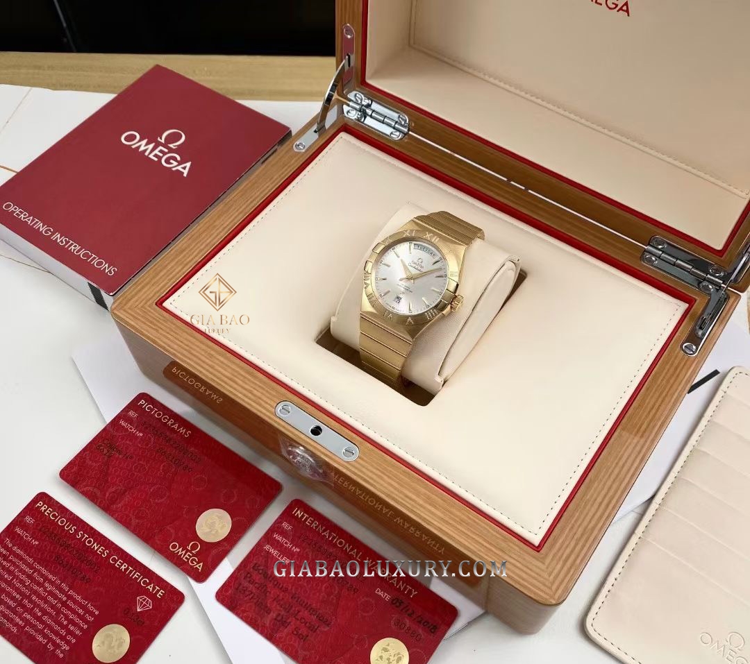 Đồng Hồ Omega Constellation Co-Axial Day-Date 123.55.38.22.02.002