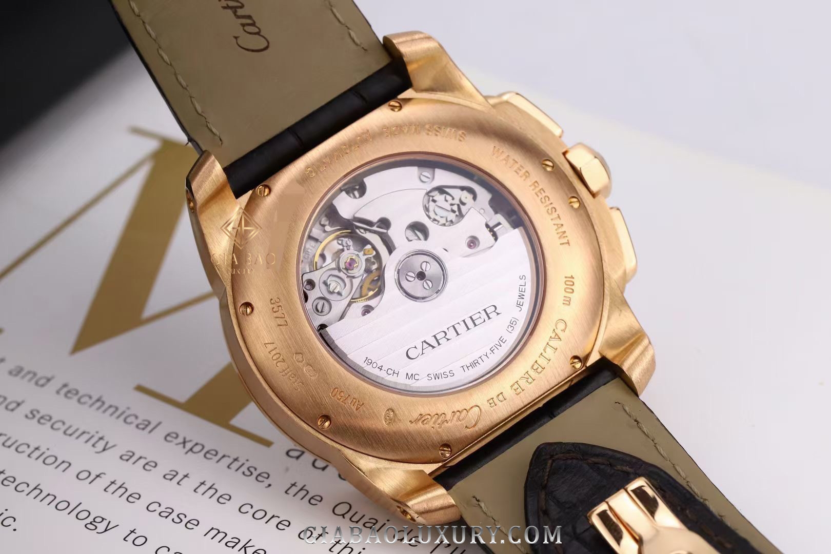 Đồng Hồ Cartier Calibre De Cartier W7100044