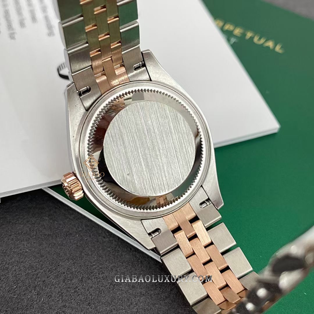 Đồng Hồ Rolex Lady-Datejust 279381RBR Mặt Số Tím Nạm Kim Cương