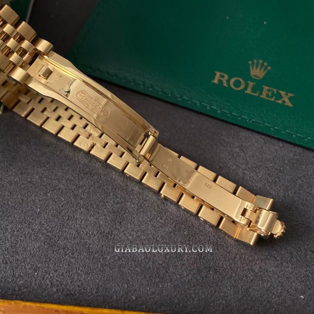 Đồng Hồ Rolex Lady-Datejust 279178 Mặt Số Bạc Cọc Số Sao La Mã Dây Đeo Jubilee