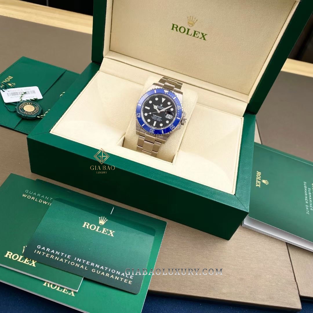 Đồng Hồ Rolex Submariner 126619LB Mặt Số Đen