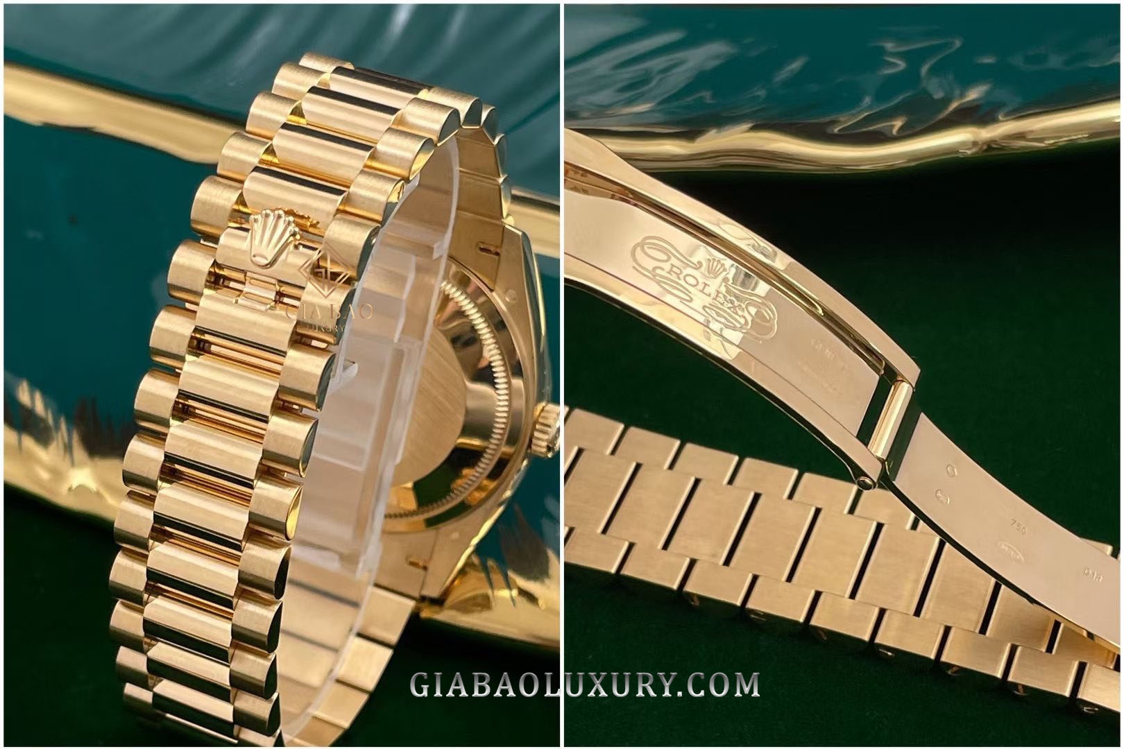 Đồng Hồ Rolex Day-Date 36 128238 Mặt Số Đính Kim Cương