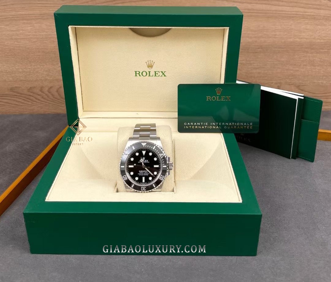 Đồng Hồ Rolex Submariner 124060 Mặt Số Đen