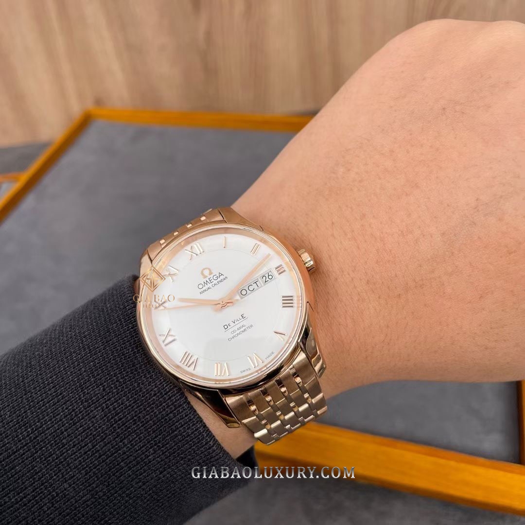 Đồng Hồ Omega De Ville Hour Vision Co-Axial Chronometer Annual Calendar 41mm 431.50.41.22.02.001