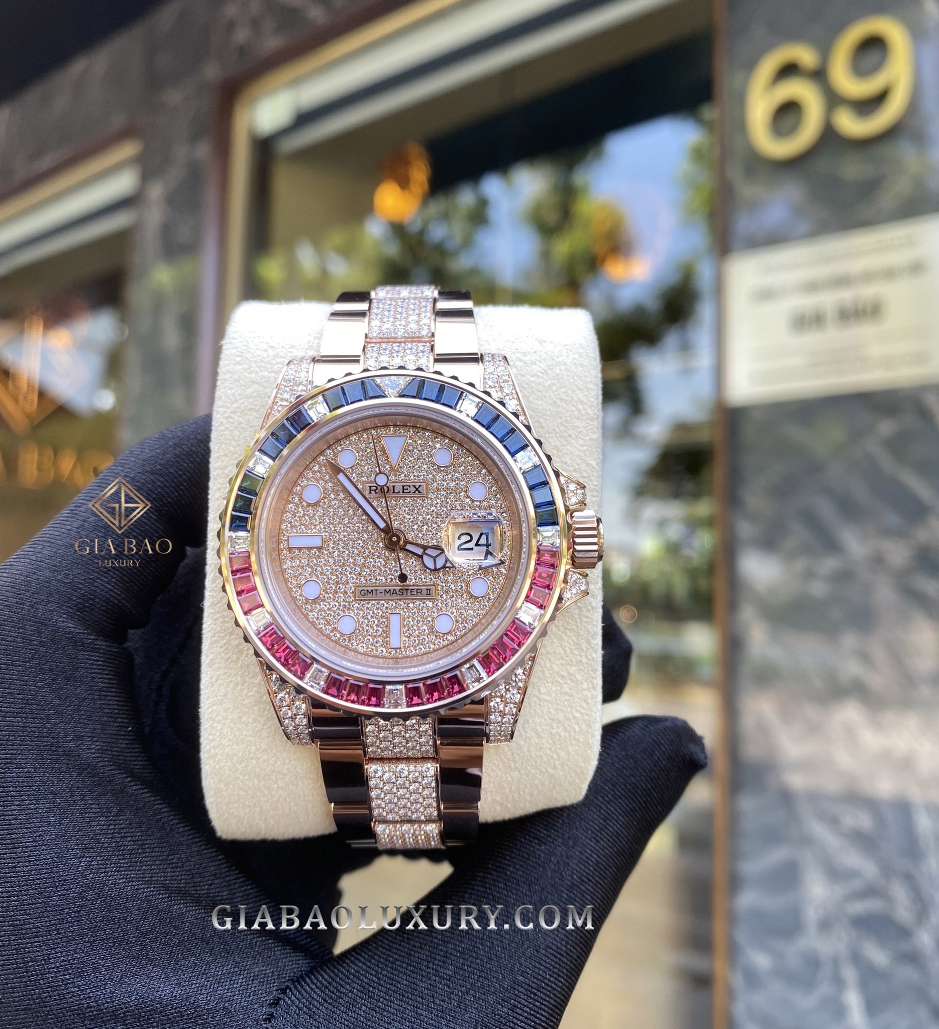 Đồng Hồ Rolex GMT-Master II 126755 SARU-DIAO