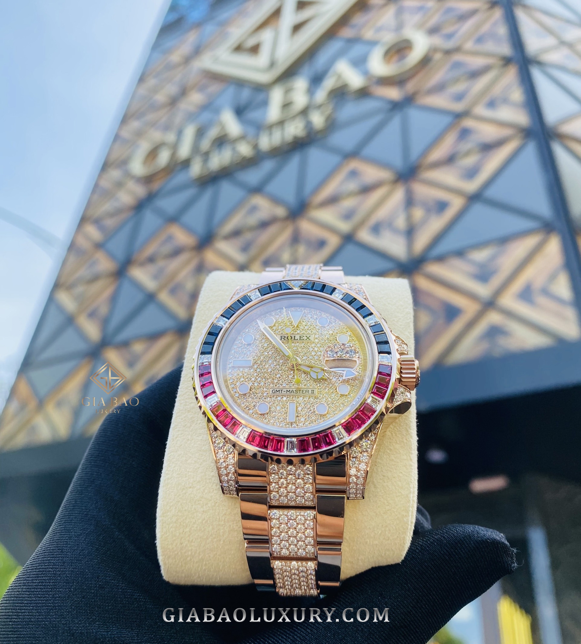 Đồng Hồ Rolex GMT-Master II 126755 SARU-DIAO