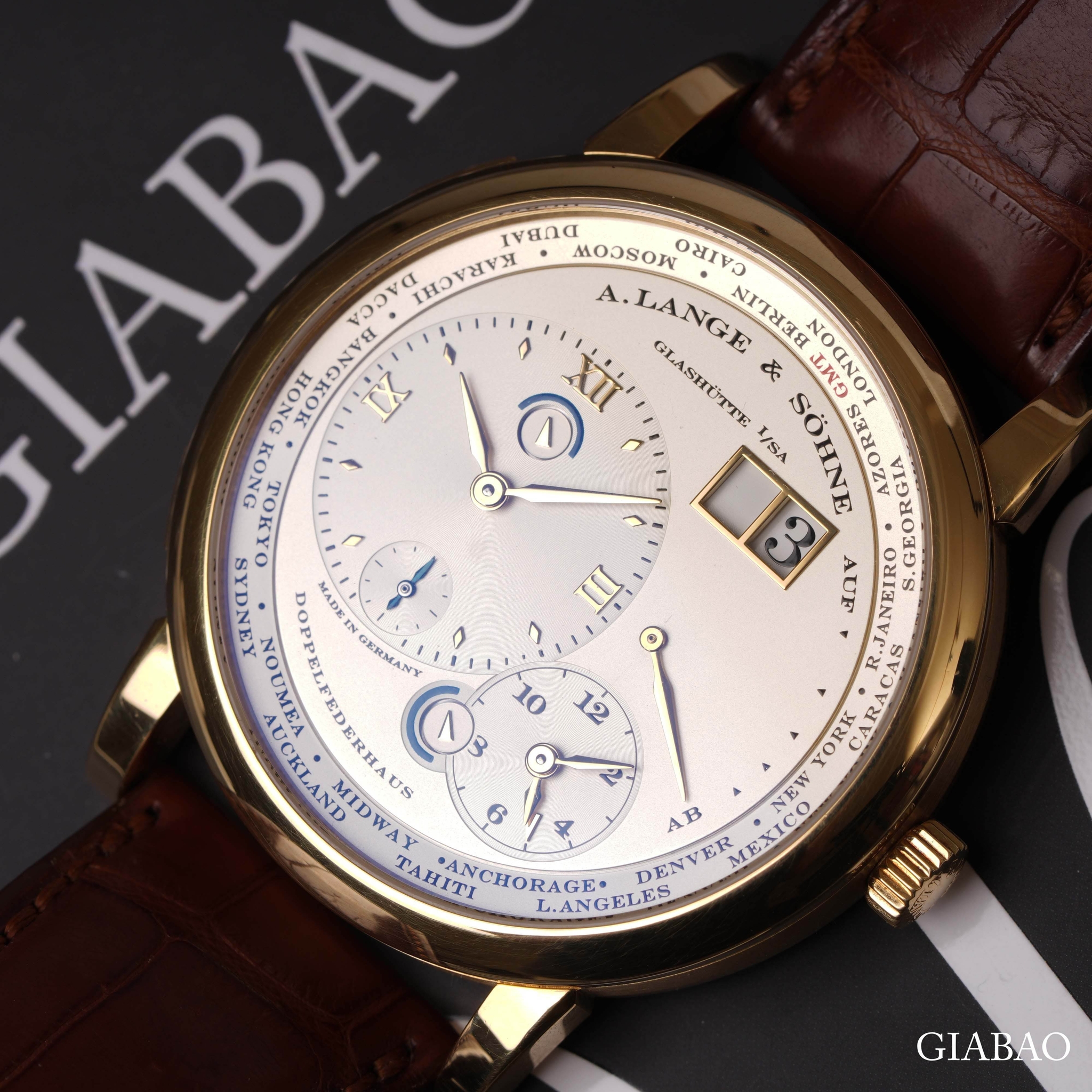 Đồng Hồ  A. Lange & Söhne Lange 1 Time Zone 41.9mm 116.021