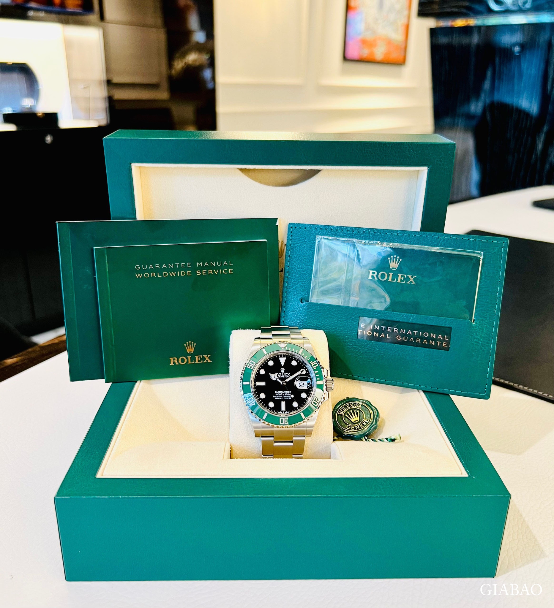 Đồng Hồ Rolex Submariner 126610LV Mặt Số Đen