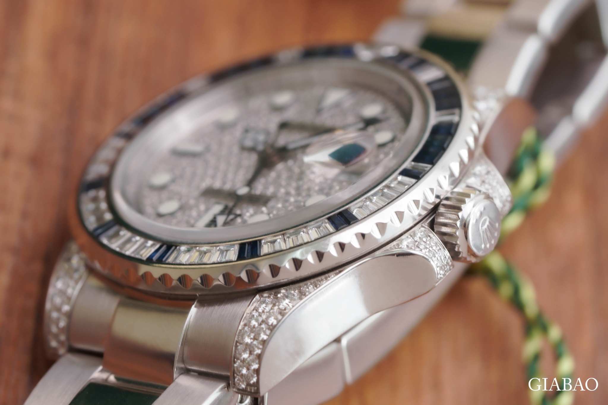 Đồng Hồ Rolex GMT-Master II 116759SA Nạm Kim Cương