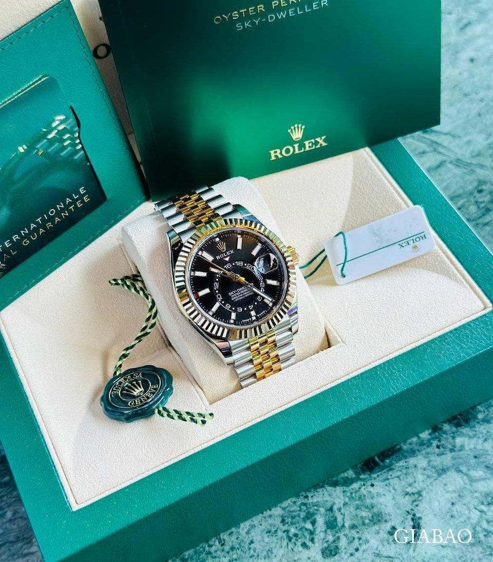 Đồng Hồ Rolex Sky Dweller 336933 Mặt Số Đen