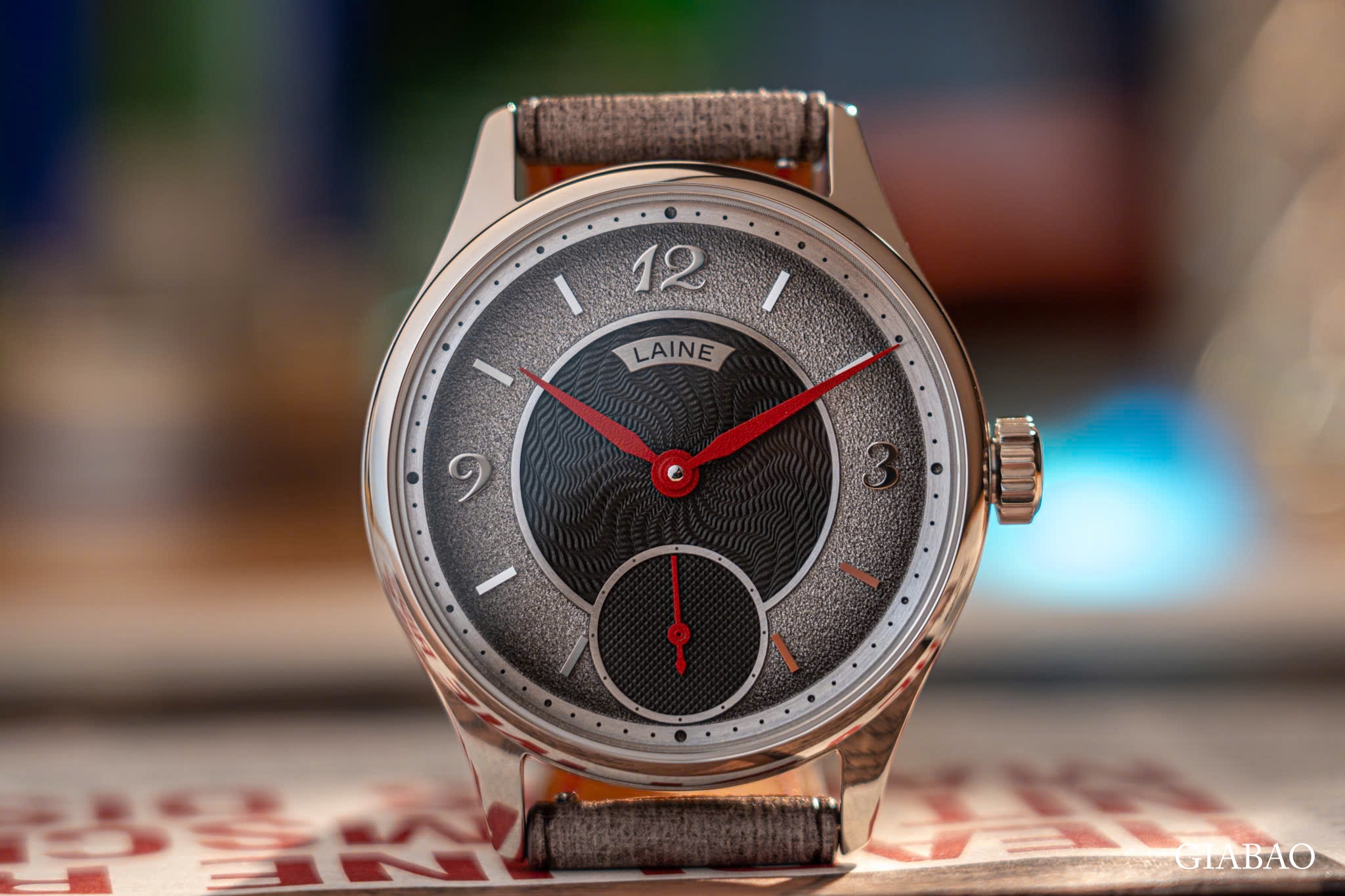 Đồng Hồ Laine G3 Mặt Số Họa Tiết Guilloche