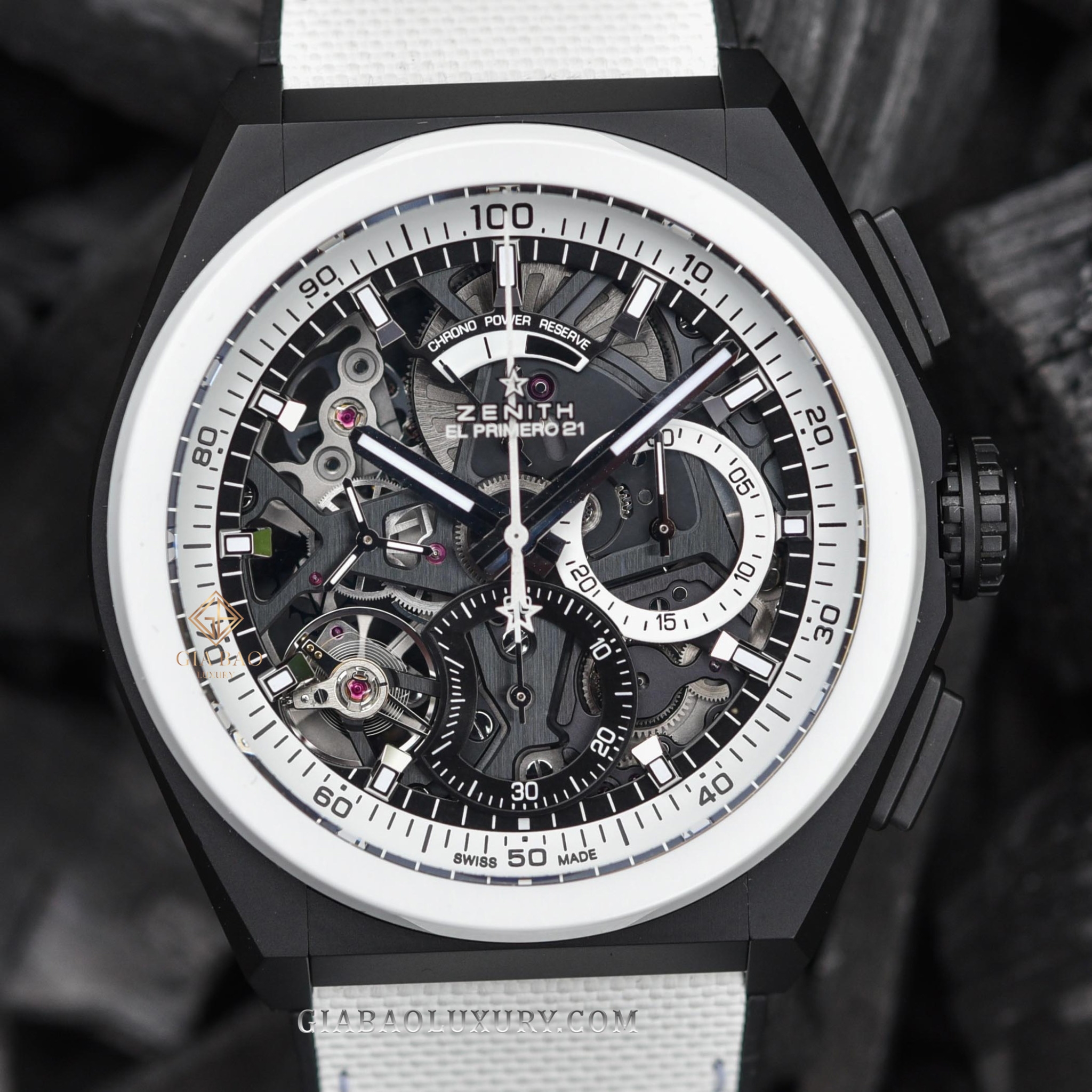 Đồng Hồ Zenith Defy El Primero 21 Black & White 49.9007.9004/11.R923