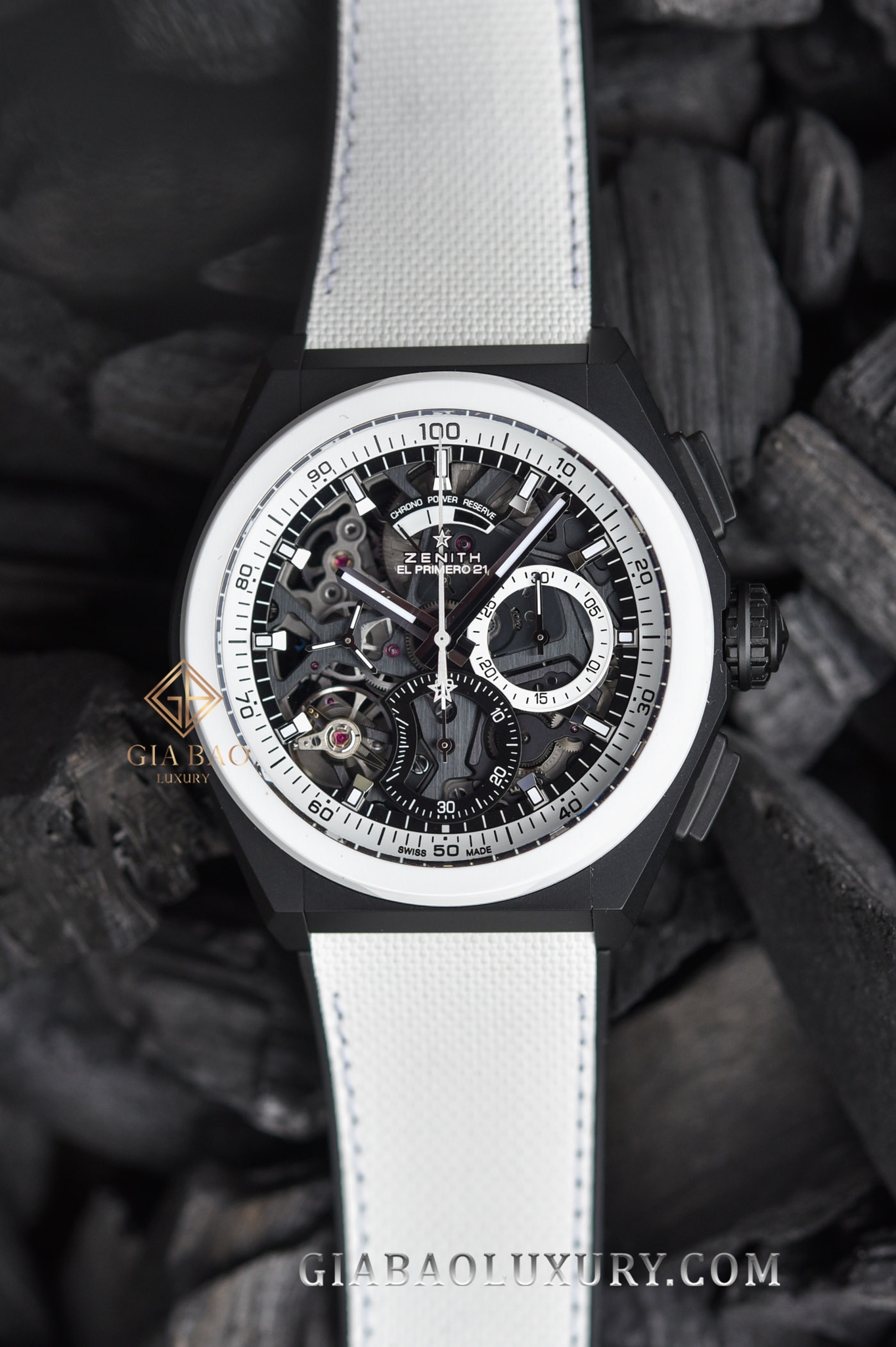 Đồng Hồ Zenith Defy El Primero 21 Black & White 49.9007.9004/11.R923