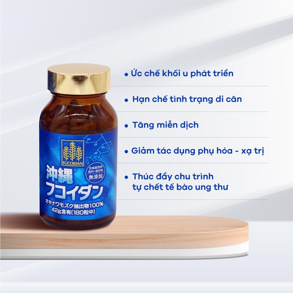  Tảo hỗ trợ phòng ngừa ung thư Fucoidan Okinawa