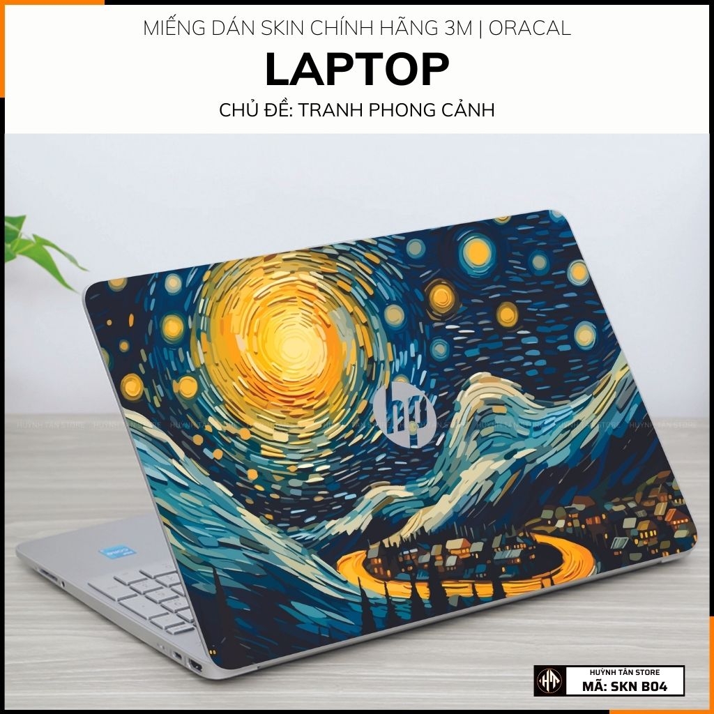 Dán skin laptop asus, dell , acer, hp, msi chính hãng ORAFOL nhập khẩu ĐỨC - SKIN 3M - LAPTOP - TRANH PHONG CẢNH - SKN B04 phụ kiện điện thoại huỳnh tân store