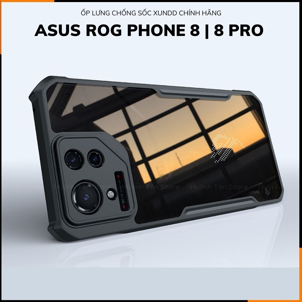 Ốp lưng asus rog phone 8 rog 8 pro chống sốc xundd bảo vệ camera chính hãng chống ố vàng phụ kiện điện thoại huỳnh tân store