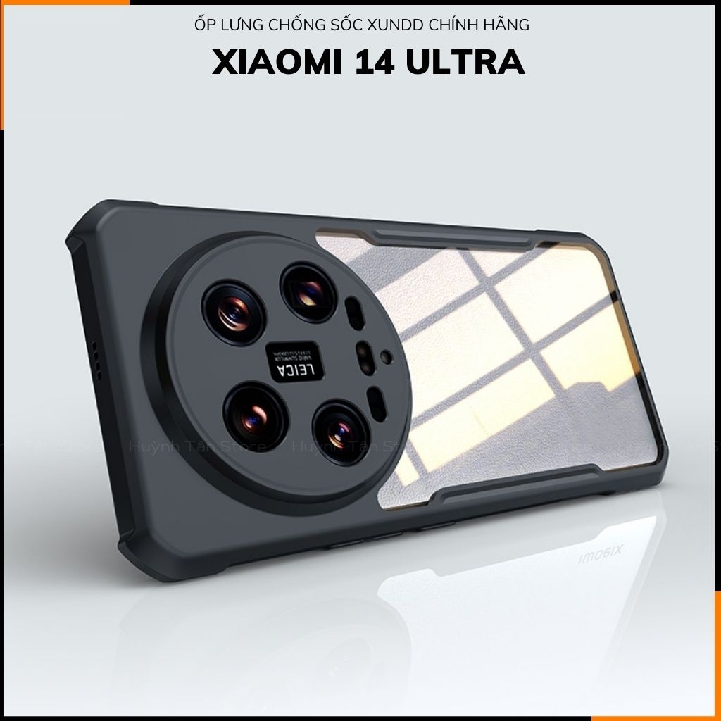 Ốp lưng xiaomi mi 14 ultra chống sốc xundd bảo vệ camera chính hãng chống ố vàng phụ kiện điện thoại huỳnh tân store