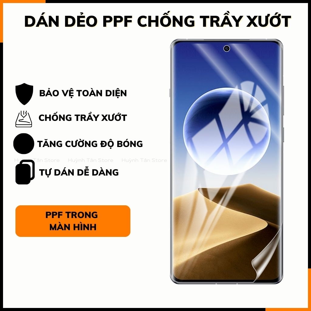 Dán dẻo ppf oppo find x7 ultra trong suốt hoặc nhám chống bám vân tay bảo vệ camera mua 1 tặng 1 phụ kiện điện thoại huỳnh tân store