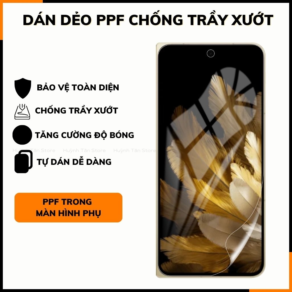 Dán dẻo ppf oppo find n3 trong suốt hoặc nhám chống bám vân tay bảo vệ camera mua 1 tặng 1 phụ kiện điện thoại huỳnh tân store