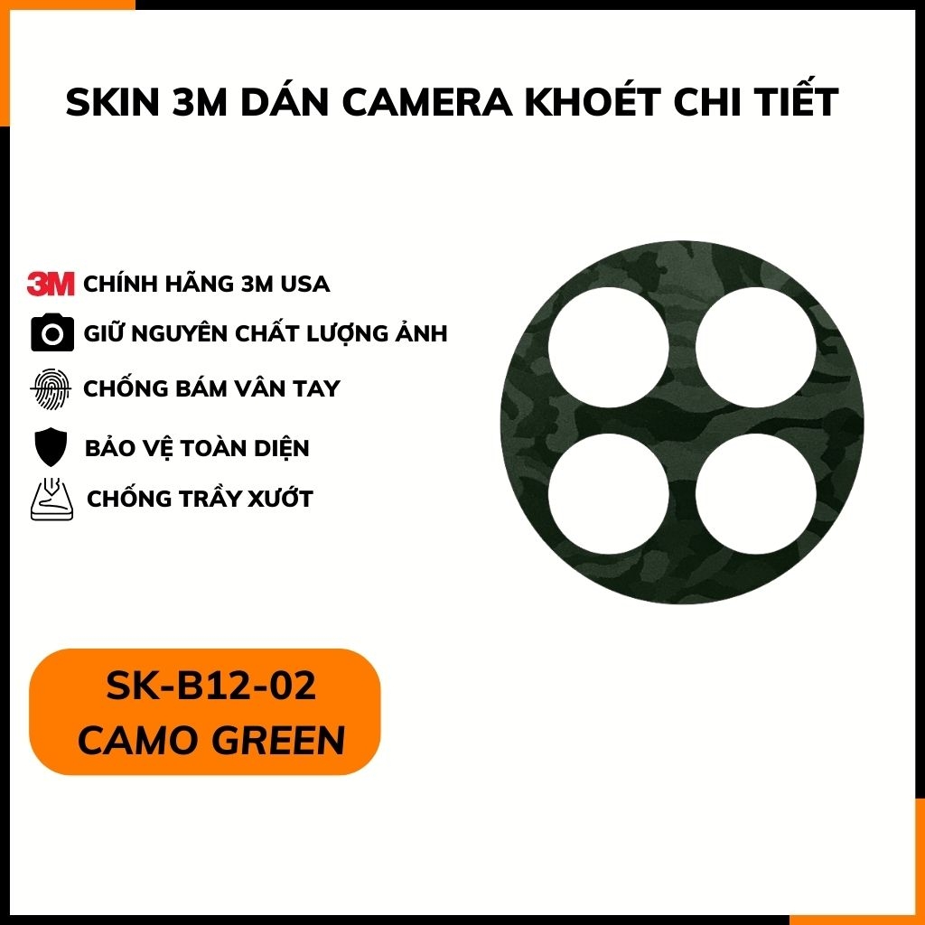 Miếng dán camera oneplus 12 skin 3m chính hãng từ USA chống trầy xướt mua 1 tặng 1 phụ kiện huỳnh tân store