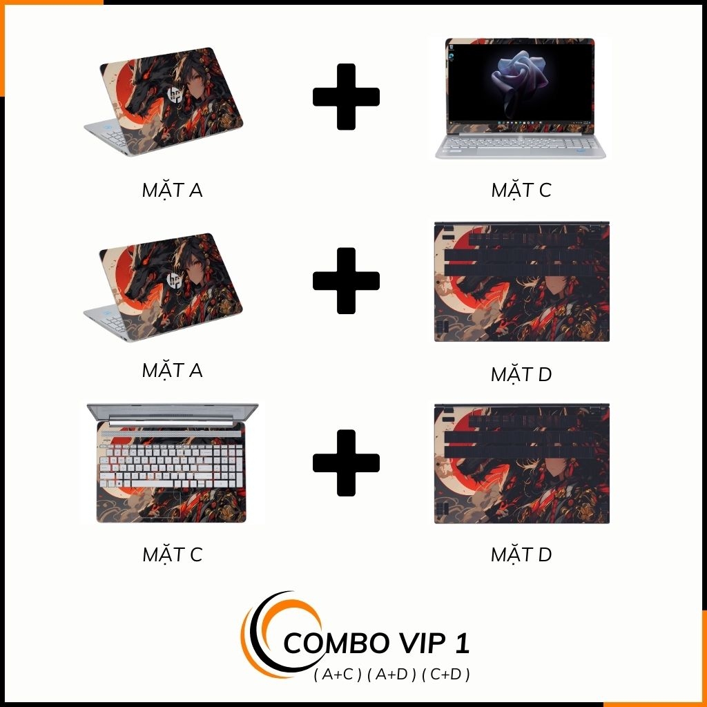 Dán skin laptop asus, dell , acer, hp, msi chính hãng ORAFOL nhập khẩu ĐỨC - SKIN 3M - LAPTOP - ANIME - SKN C07 phụ kiện điện thoại huỳnh tân store