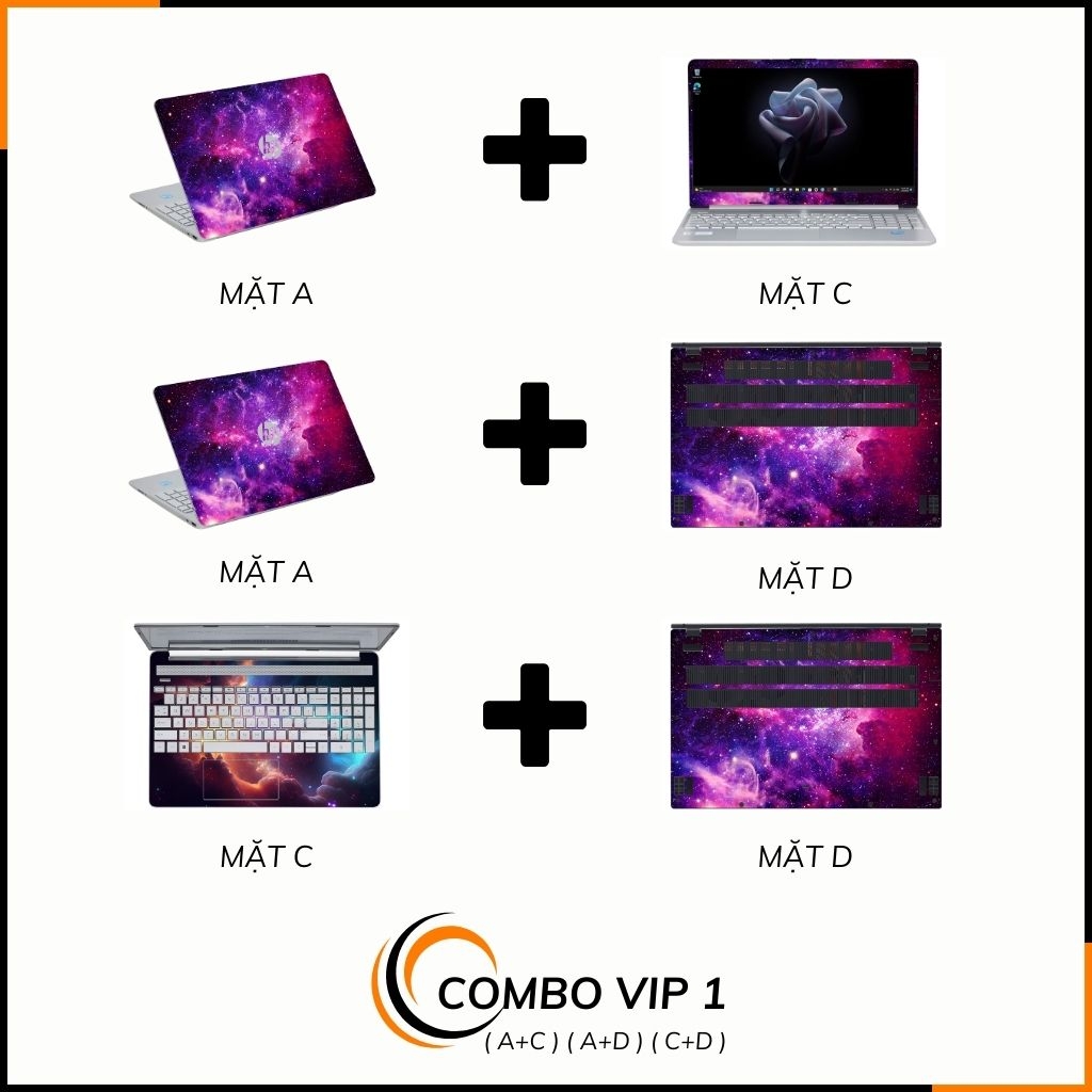 Dán skin laptop asus, dell , acer, hp, msi chính hãng ORAFOL nhập khẩu ĐỨC - SKIN 3M - LAPTOP - GALAXY - SKN D02 phụ kiện điện thoại huỳnh tân store