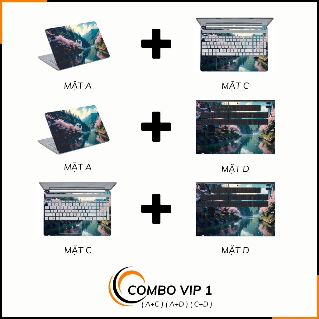 Dán skin laptop asus, dell , acer, hp, msi chính hãng ORAFOL nhập khẩu ĐỨC - SKIN 3M - LAPTOP - TRANH PHONG CẢNH - SKN B03 phụ kiện điện thoại huỳnh tân store