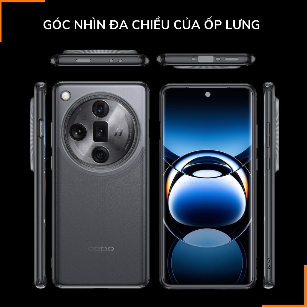 Ốp lưng vivo x100 pro chống sốc chống vân tay NHÁM VIỀN MÀU VER 2 bảo vệ camera phụ kiện huỳnh tân store