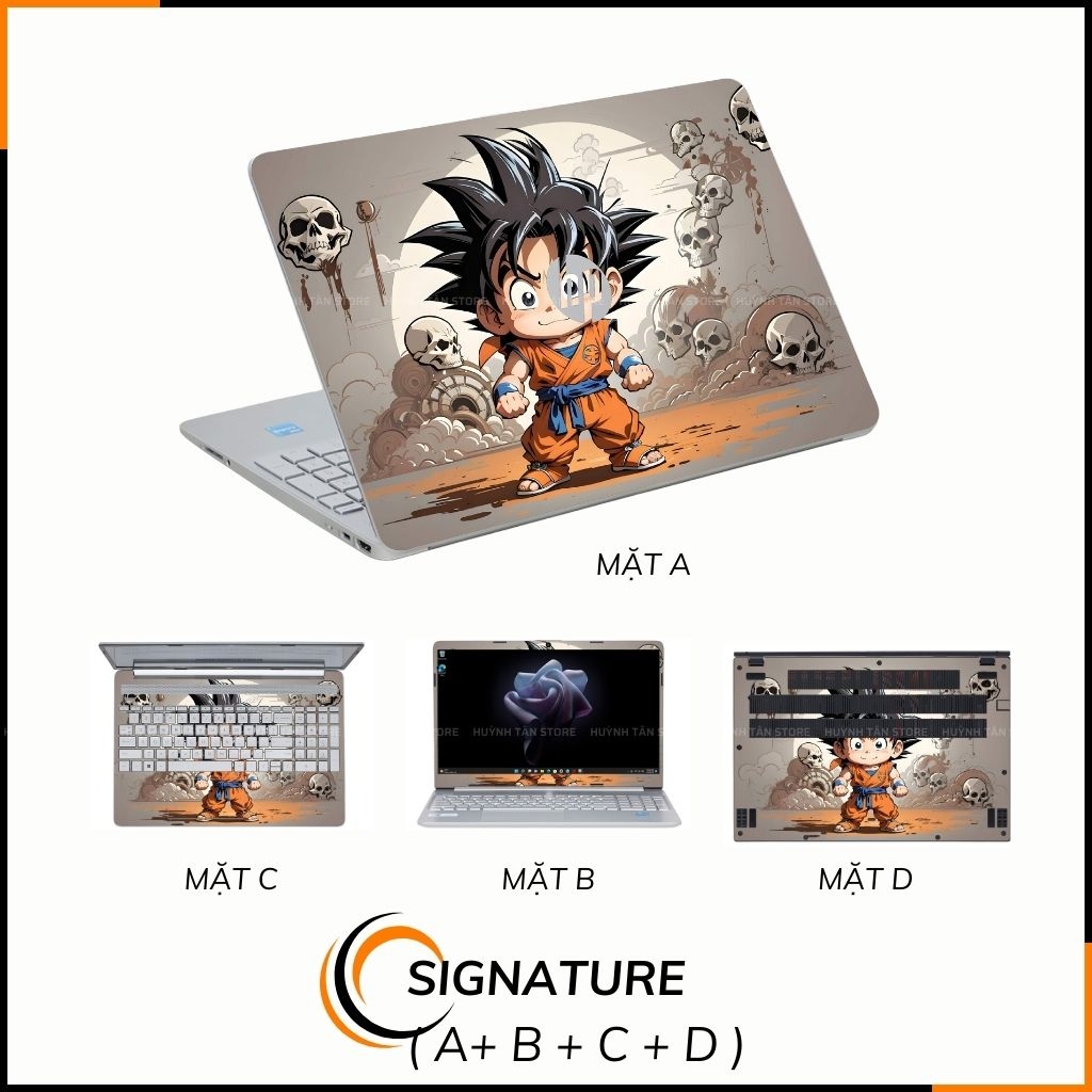 Dán skin laptop asus, dell , acer, hp, msi chính hãng ORAFOL nhập khẩu ĐỨC - SKIN 3M - LAPTOP - ANIME - SKN C05 phụ kiện điện thoại huỳnh tân store