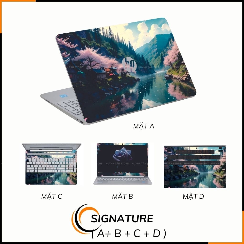 Dán skin laptop asus, dell , acer, hp, msi chính hãng ORAFOL nhập khẩu ĐỨC - SKIN 3M - LAPTOP - TRANH PHONG CẢNH - SKN B03 phụ kiện điện thoại huỳnh tân store