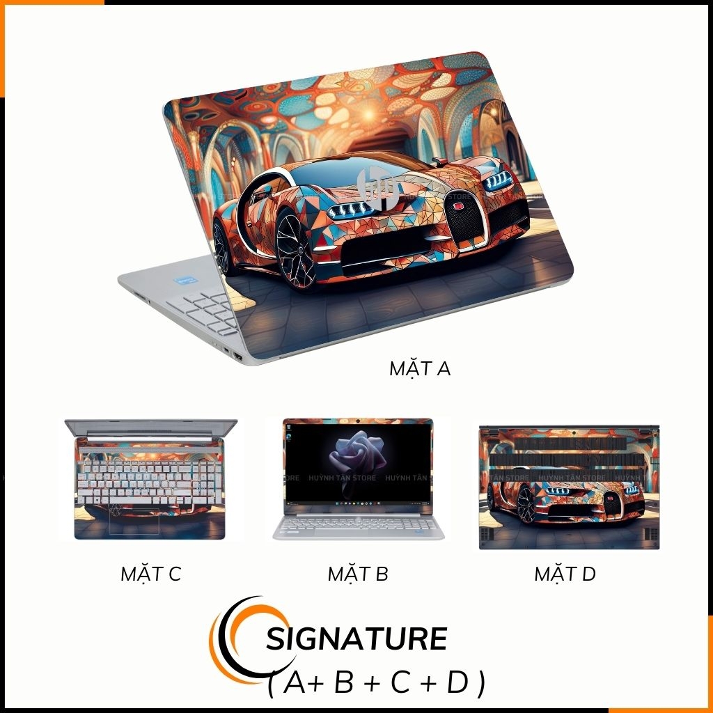 Dán skin laptop asus, dell , acer, hp, msi chính hãng ORAFOL nhập khẩu ĐỨC - SKIN 3M - LAPTOP - MOTOBIKE - CAR - SKN A09 phụ kiện điện thoại huỳnh tân store