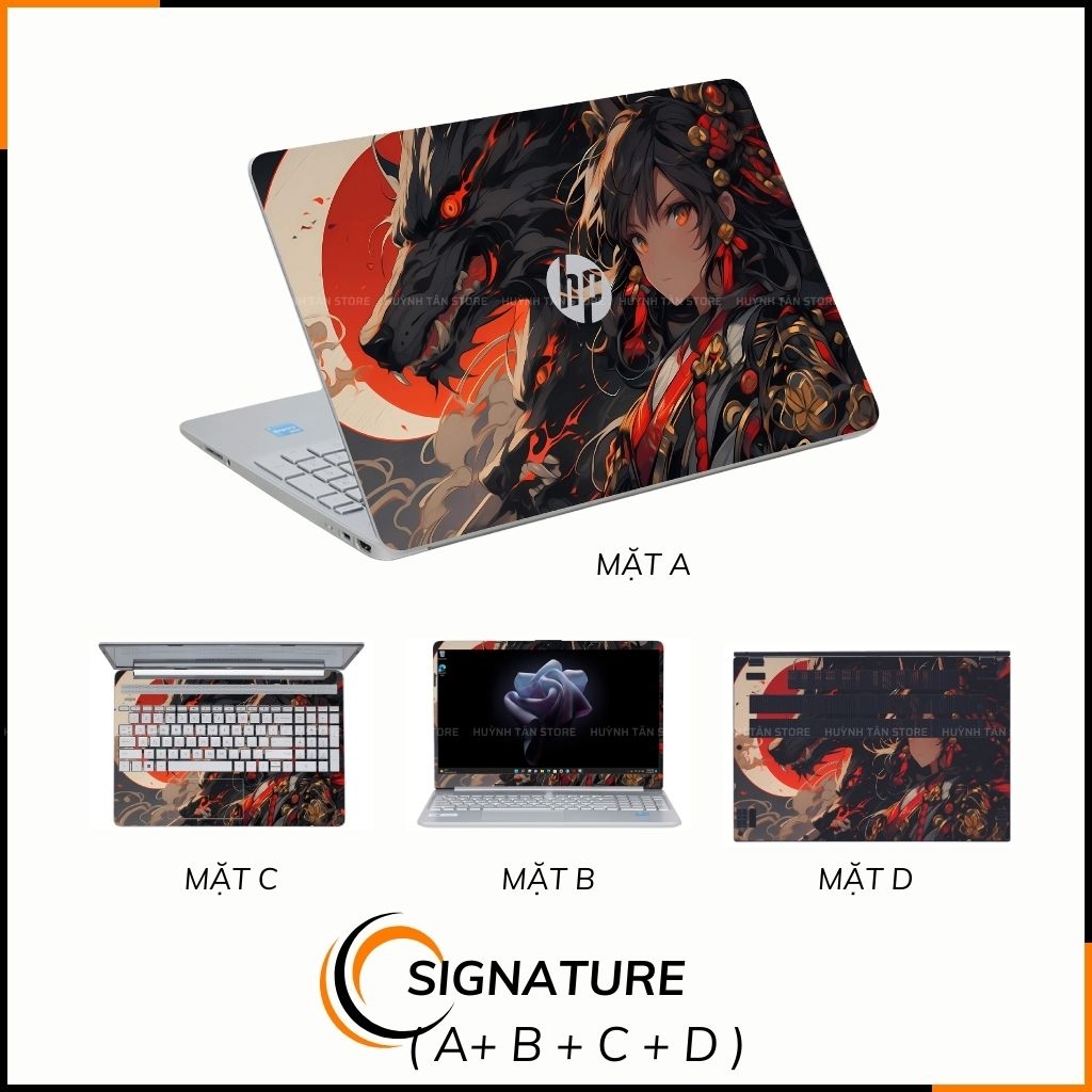Dán skin laptop asus, dell , acer, hp, msi chính hãng ORAFOL nhập khẩu ĐỨC - SKIN 3M - LAPTOP - ANIME - SKN C07 phụ kiện điện thoại huỳnh tân store