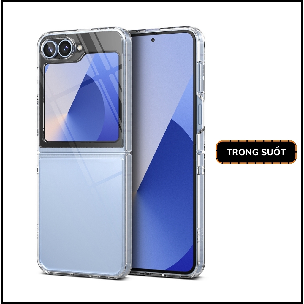 Ốp lưng z flip 6 RINGKE chính hãng trong suốt chống sốc FUSION X chống ố vàng phụ kiện huỳnh tân store
