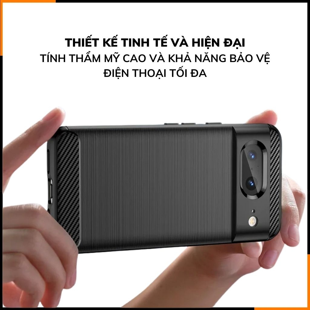 Ốp lưng pixel 8 dẻo phay xướt chống bám vân tay bảo vệ camera phụ kiện điện thoại huỳnh tân store