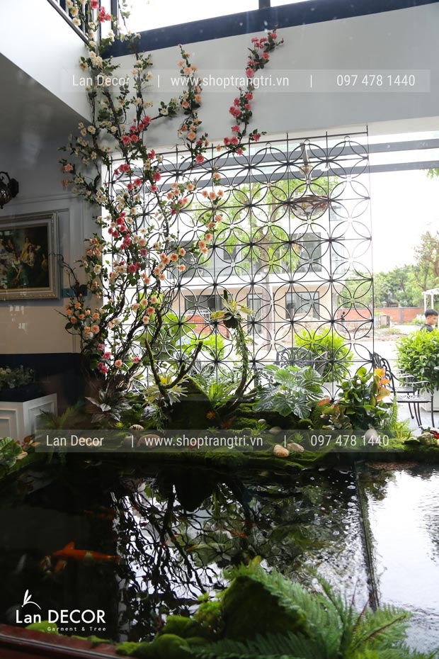 GIÀN HOA LEO TƯỜNG - GH019 Tổng Kho Sỉ Cây Giả Trang Trí Lan Decor - Giá Từ  Nhà Sản Xuất Giàn Hoa Leo Tường - Gh019 Tổng Kho Sỉ Cây Giả Trang Trí Lan Decor - Giá Từ  Nhà Sản Xuất