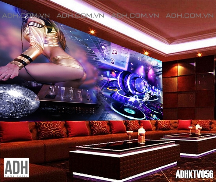 Tranh Dán Tường Karaoke ADHKTV056