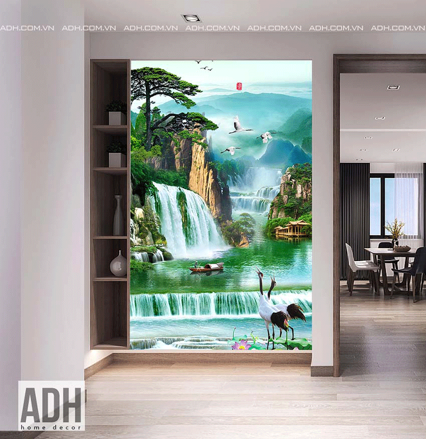 Tranh dán tường Sơn Thủy ADH200211-2